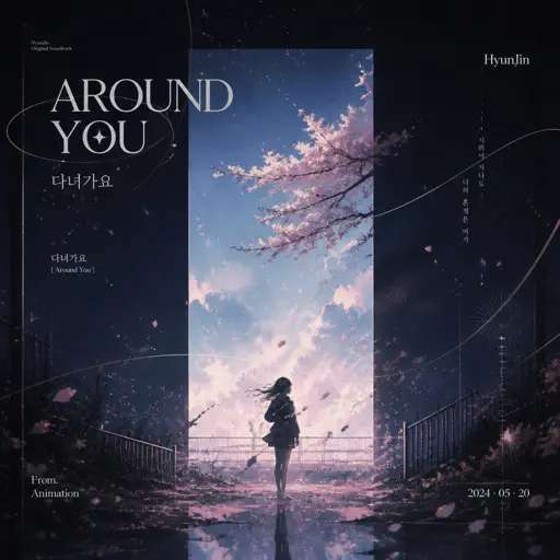 Around You/다녀가요 cover - Roblox Piano Sheet