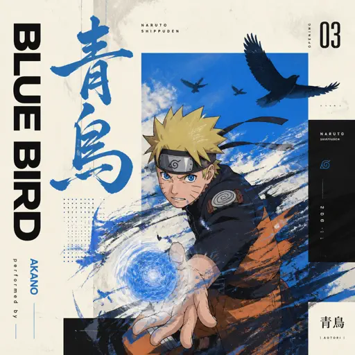 Blue Bird 青鳥 - Naruto Shippuden cover - Roblox Piano Sheet