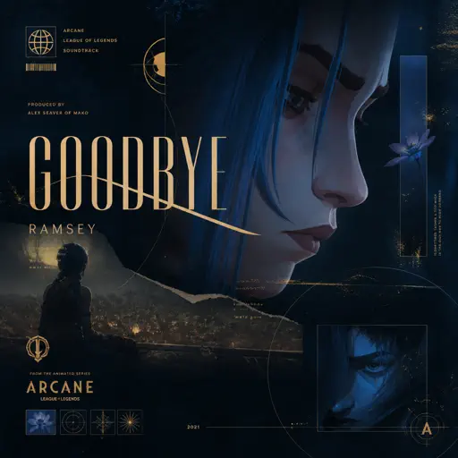Roblox Piano Sheet - Goodbye - Arcane League of Legends by Ramsey