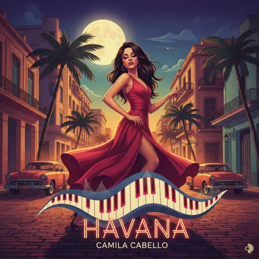 Havana cover - Roblox Piano Sheet