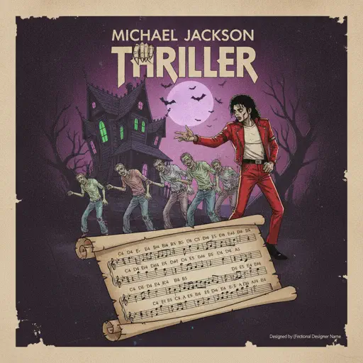 hriller cover - Roblox Piano Sheet