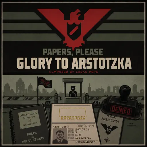 Papers Please Theme - Glory to Arstotzka cover - Roblox Piano Sheet