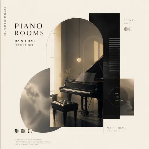Piano Rooms Main Theme (short time) cover - Roblox Piano Sheet