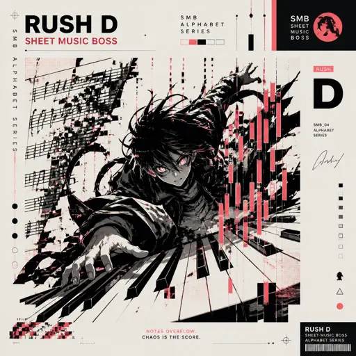 Roblox Piano Sheet - Rush d by Sheet Music Boss