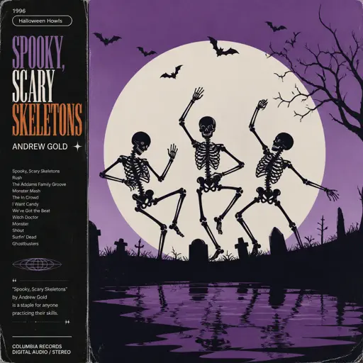 Spooky, Scary Skeletons cover - Roblox Piano Sheet